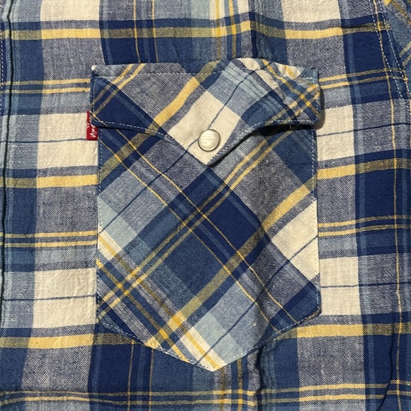 NWT Levi's linen Western shirt - Picture 2 of 3